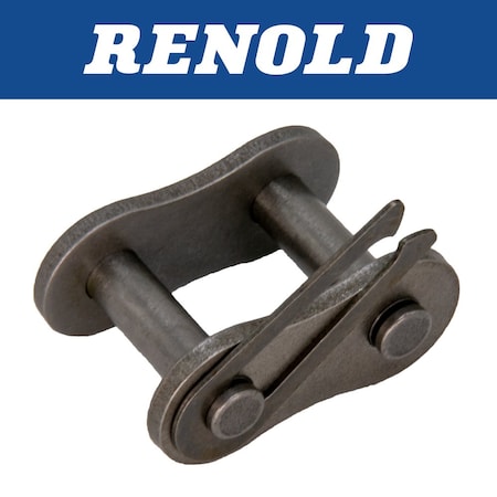Renold CONNECTING LINK -  RT 35, 3/8 in. PITCH, SPRING CLIP SLIP FIT, CARBON STEEL RT35A1S26I